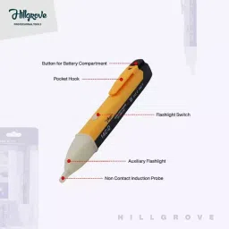 Hillgrove 90-1000 V Non Contact Voltage Tester, Wire Cutter & Line Tester Combo, HGCM430M1 image 2