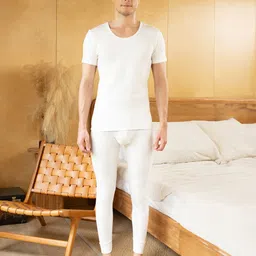 ONN Ribbed Cotton Short Sleeve Thermal Set-image-9