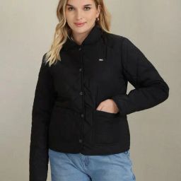 U.S. Polo Assn. Black Regular Fit Quilted Jacket-image-97