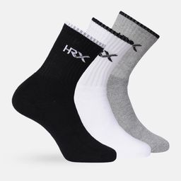 HRX by Hrithik Roshan Men Crew length Pack of 3 Terry Socks-image-39