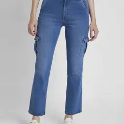 Spykar Blue Regular Fit Mid Rise Jeans-picture-43