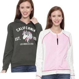 3Pin Multicolor Cotton Regular Fit Printed Sweatshirt - Pack of 2-94
