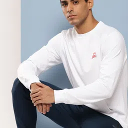 Slazenger Solid Minimal Brand Logo Print Sweatshirt-image-97