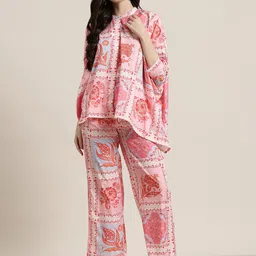 HERE&NOW Ethnic Print Kaftan-Style Co-Ords-picture-53