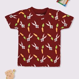 YK X Minute Mirth Boys Bugs Bunny Printed Pure Cotton T-shirt-image-17