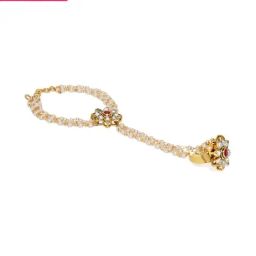 Zaveri Pearls Multicolor Alloy Hand Harness-15