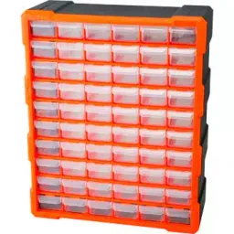 Monotaro Parts Cabinet Resin Drawer Small x 60 Pieces 18784545-image-72