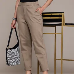 Label Ritu Kumar Women Tapered Trousers-image-57