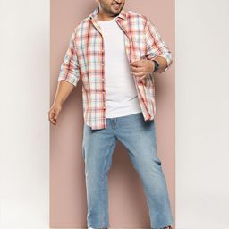 Sztori Men Tartan Checked Cotton Casual Shirt-image-31