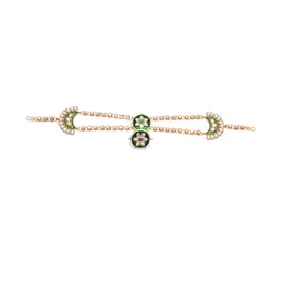 mohit jewellers Gold Metal Hair Accessory-image-28
