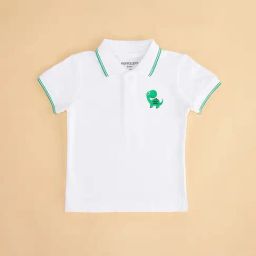 Pantaloons Baby White Solid Polo T-Shirt-picture-37