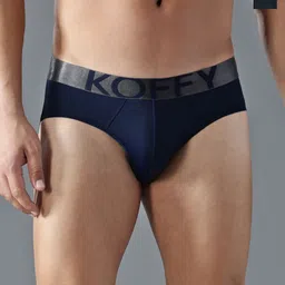 KOFFY Pack Of 2 Men Basic Briefs KOFFY_KI51_NB_BLK_2PC-image-40