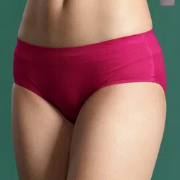 DressBerry Women Pack Of 2 Solid Mid-Rise Seamless Hipster Briefs-image-20