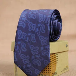 Tossido Men Purple Printed Microfibre Broad Tie-picture-57