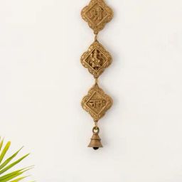 ExclusiveLane Gold Brass Shree Ganeshaye Namah Wall Hanging-image-74