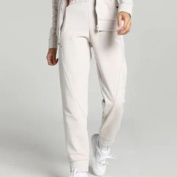 Puma Grey Cotton Mid Rise Sweat Pants-image-99