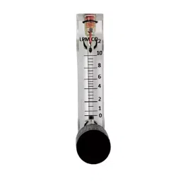 Japsin Instrumentation Acrylic Tube Rotameter 0 to 10 LPM Range ±2% Full Scale, JIPL-ATR-CO2-3-3