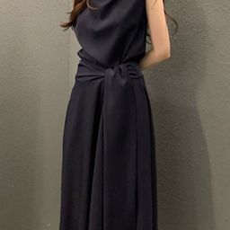 bebe Halter Neck Midi Dress-image-74