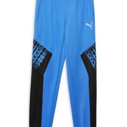 Puma Kids Blue & Black Logo Print Sweatpants-13