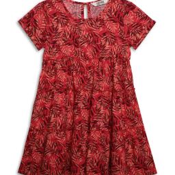 Cantabil Kids Red Printed Dress-image-33