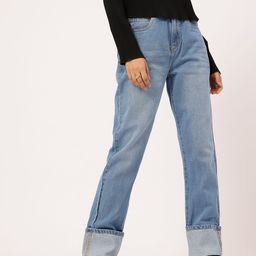 DressBerry Women Casual Comfort Straight Fit Jeans-picture-29