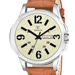 Walrus Men Beige Maverick XIII Series Analogue Watch WWTM-MVRK-XIII-011607-45