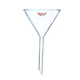 Biohall 150 mm Clear Borosilicate Glass 3.3 Funnel, BLS.1500.11 (Pack of 5)-22