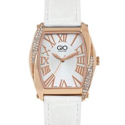 GIO COLLECTION Women White Dial Watch G0040-06-51