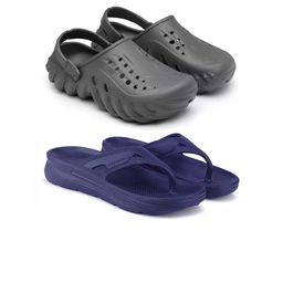 BERSACHE Men Pack of 2 Flip-Flops-picture-16
