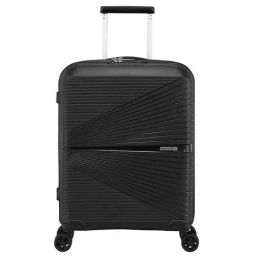 American Tourister Black Textured Hard Cabin Trolley - 40 cm-picture-19