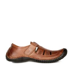 Bata Men's Tan Fisherman Sandals-image-64