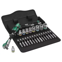 Wera SPEED RATCHET SET, 1/4", 28PCS, 8100 SA 6 ZYKLOP SPEED-KNARRENSATZ 1/4"-38