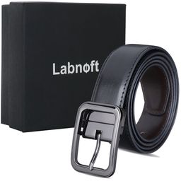 Labnoft Men Printed PU Reversible Formal Belt-image-59