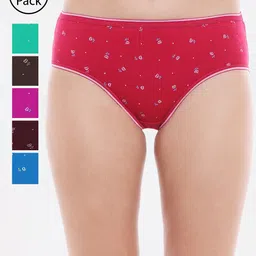 Bodycare Women Pack of 6 Assorted Hipster Briefs 400D-6PCS-image-94