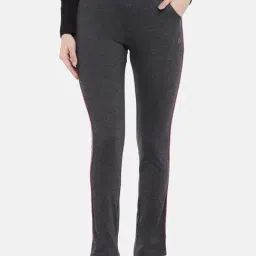 Sweet Dreams Charcoal Grey Cotton Lounge Pants-image-15