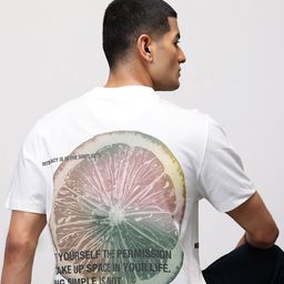 ether Grower Printed Drop-Shoulder Sleeves Organic Cotton T-shirt-image-91