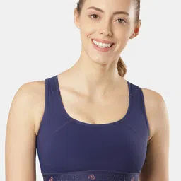 Jockey Wirefree Padded Full Coverage Racer Back Styling Sports Bra-AP20-image-51