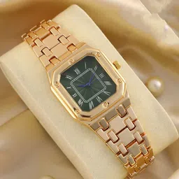 HAUTE SAUCE by Campus Sutra Women's The Torque Roman Square Watch SS25_HSWC1311-image-85