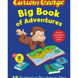 Curious George Big Book of Adventures Story Book by Rey H A - English-21