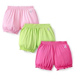 Pine Kids Cotton Knit Bloomers with Placement Print -Pack Of 3 (Color May Vary)-image-27