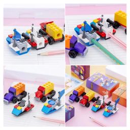 Azhari DIY Puzzle Pencil Sharpener for Kids Pack of 2 Color & Design May Vary-7