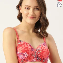 Lady Lyka Floral Bra Medium Coverage Lightly Padded-image-99