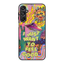 QRIOH Space Trip Quirky Printed Samsung Galaxy A16 5G Glass Back Case-image-86