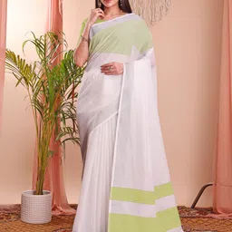 KALINI Zari Saree With Blouse Piece-picture-11