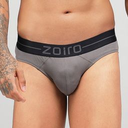Zoiro Men Solid Mid-Rise Basic Briefs-image-66