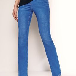 NEXT Women Slim Bootcut High-Rise Light Fade Stretchable Jeans-picture-32