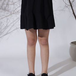 NEUDIS Girls Flared Pleated A-Line Above Knee-Length Skirt-image-29