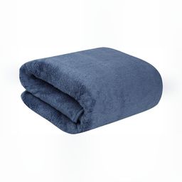 Fezora Navy Blue Microfiber 500 GSM Bath Towel-51