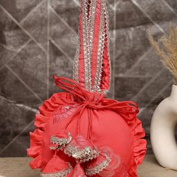 Dhrohar Embellished Potli Clutch-image-31