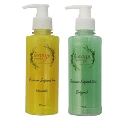Inaaya Organics Yellow Meadow Organic Face Wash & Rustic Rosee Body Wash 500ml-picture-12